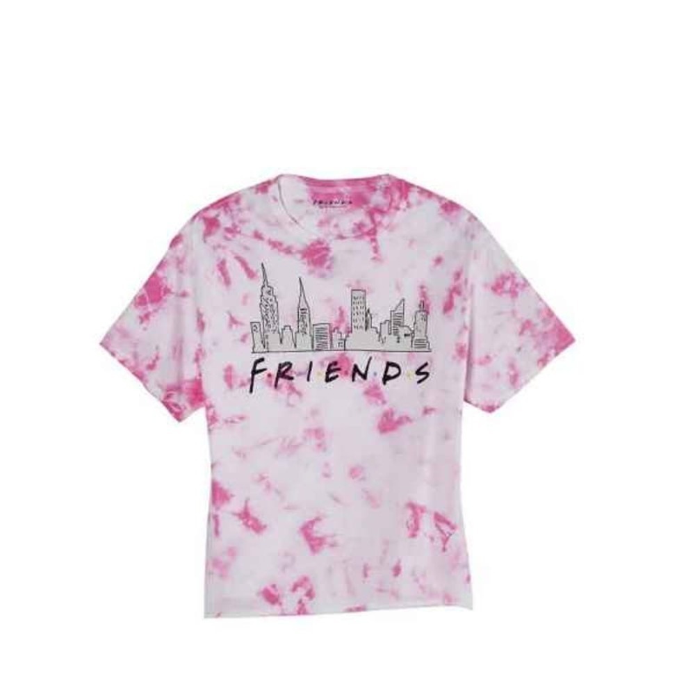 Junior's Short Sleeve Friends Graphic T-Shirt